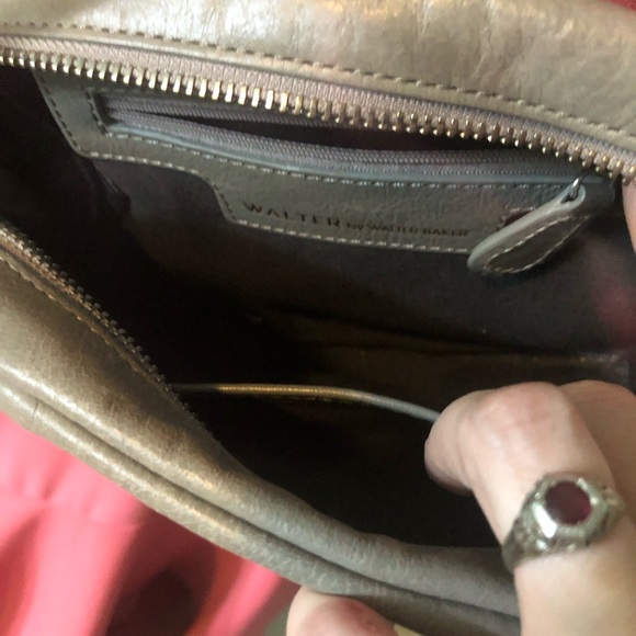 Walker Baker Real Leather Purse with Bike Chain style strap - Picture 3 of 7